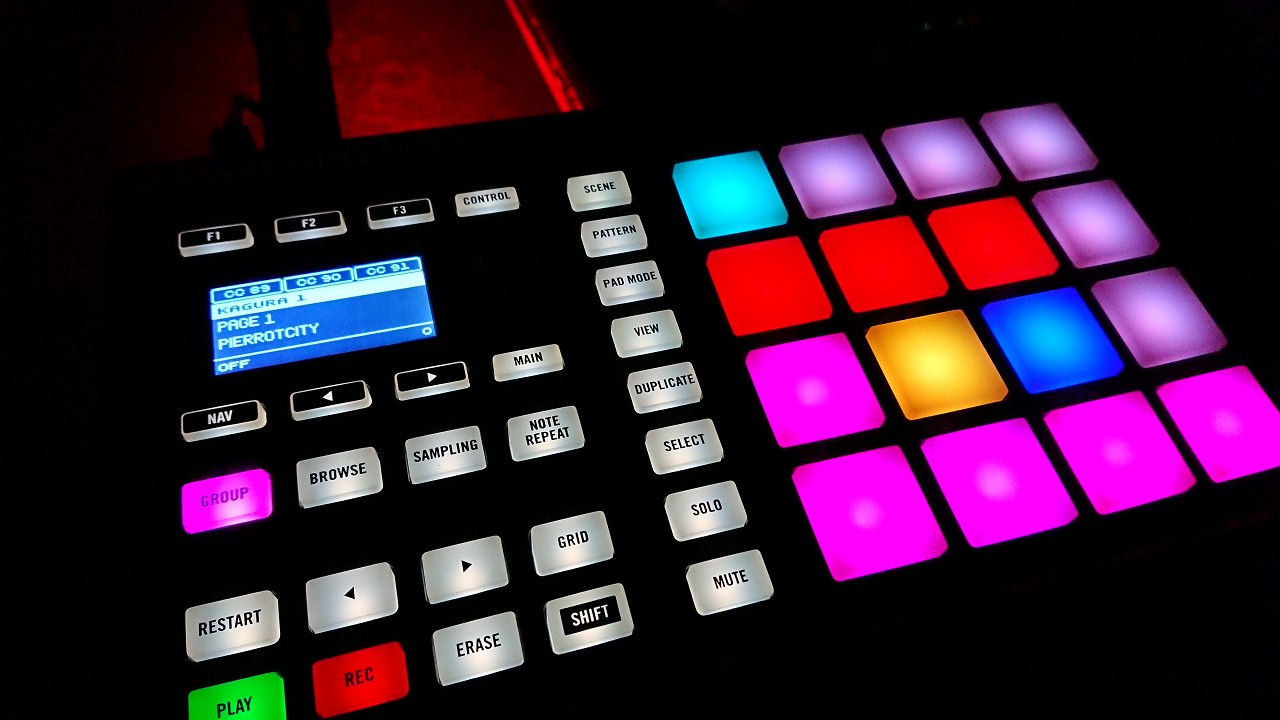 MASCHINEでシーン操作